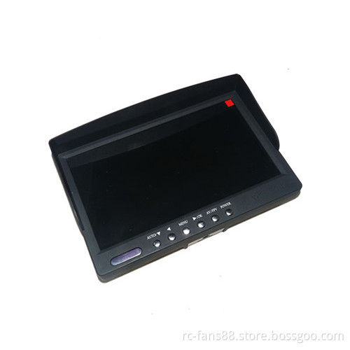 5.8GHz 32Ch Built-in Receiver 7 inch 800x480 Monitor W/Battery Compartment